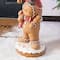 Glitzhome® 29.25" Christmas Stacked Gingerbread Man Porch Décor